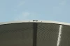 détail d'un toit en polycarbonate