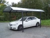 Carport Aluminium Arrondi avec toit polycarbonate