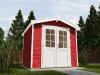 Abri de Jardin Bois 6 m² (3,00 x 2,05 m) - Weka LANTOSCA Couleur Protection (hors option) : Rouge Suédois RAL 3011