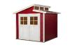 Cabane de Jardin avec plancher 5,42 m² - Weka COARASA Couleur Protection (hors option) : Rouge Suédois RAL 3011