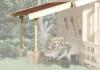 Abri de Jardin Bois 5 m² 85 - Weka AUVARA Appentis pour toit à deux Pentes : Brut + Couverture Shingle