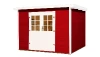 Abri en bois 3 x 3 m - Weka JOOUSIÉR Couleur Protection (hors option) : Rouge Suédois RAL 3011