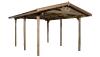 Carport bois deux pans 3,58 x 5,00 m - Weka ARCHALH Couverture SHINGLE : Non